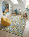 Wonder Tykes Collection Area Rug -  Chromatic Rectangle Multi  lifestyle 9