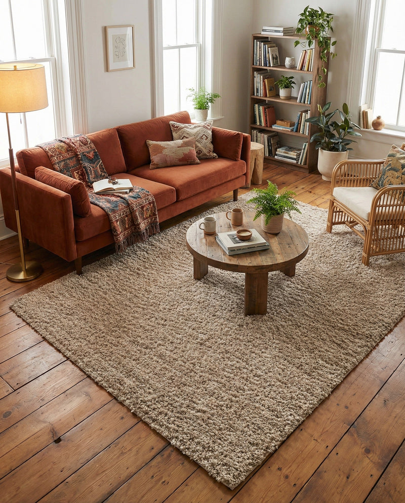 Alpine Plush Collection Area Rug -  Cortina (Linen) Rectangle Linen  lifestyle 21