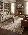 Andes Summit Collection Area Rug -  Merida Rectangle Dark Beige  lifestyle 5