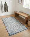 Tribal Terrace Treasures Collection Area Rug - Mayan Marina (Blue) Rectangle Blue  lifestyle 40
