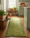 Studio Haven Collection Area Rug -  Conservatory (Light Green) Runner Light Green  lifestyle 37