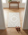 Sanctuary Retreat Collection Area Rug -  Enclave Rectangle Snow White  lifestyle 38