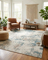 Gobi Sands Collection Area Rug -  Shapotou Rectangle Beige  lifestyle 4
