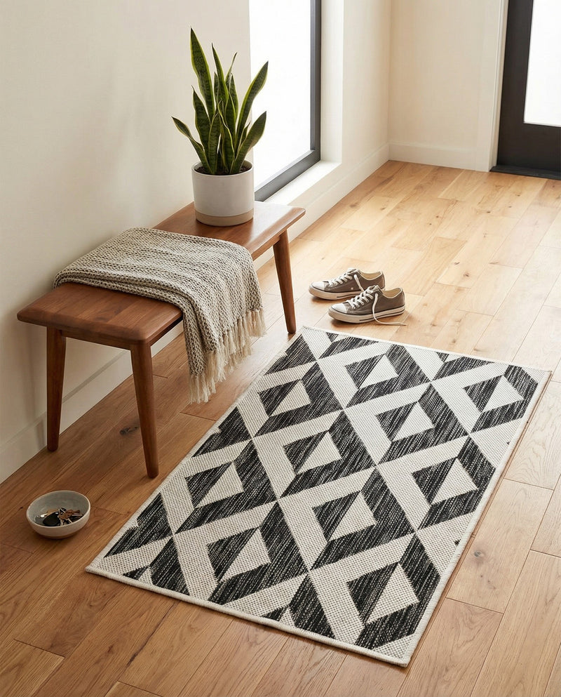 Urban Oasis Rugs Collection Area Rug -  Highrise (Charcoal Gray) Rectangle Charcoal Gray  lifestyle 7