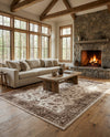 Andes Summit Collection Area Rug -  Aconcagua Rectangle Cream  lifestyle 10