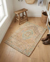 Savannah Threads Collection Area Rug -  Mojave Rectangle Khaki and Ivory  lifestyle 9