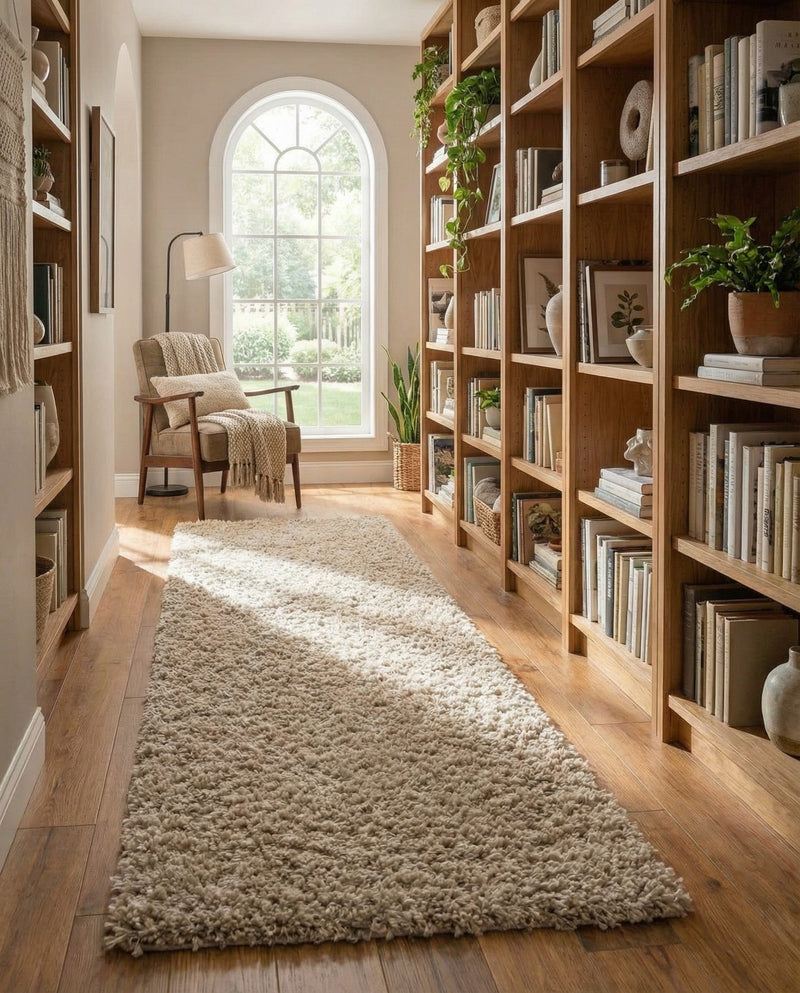Alpine Plush Collection Area Rug -  Cortina (Linen) Runner Linen  lifestyle 61