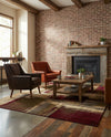 Bistro Lounge Collection Area Rug -  Doppio Rectangle Multi  lifestyle 22