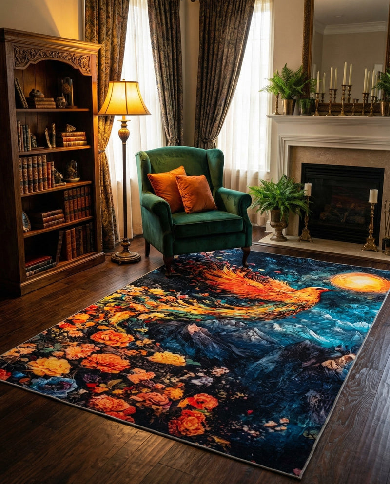 Enchanted Meadow Collection Area Rug -  GoldenPass Rectangle Multi  lifestyle 4