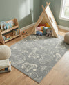 Wonder Tykes Collection Area Rug -  Spectrum Rectangle Gray  lifestyle 35