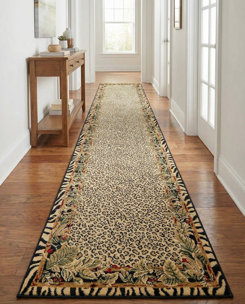 Savannah Sojourn Collection Area Rug -  Moremi Runner Cream  lifestyle 79