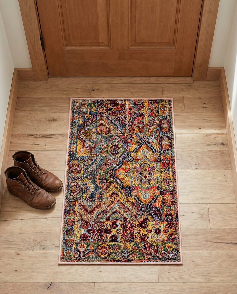 Sierra Collection Area Rug -  Catalina Rectangle Multi  lifestyle 23