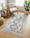 Savannah Elegance Collection Area Rug -  Tybee (Gray Blue) Rectangle Gray Blue  lifestyle 23