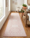 Tribal Terrace Treasures Collection Area Rug -  Incan Isle (Pink) Runner Pink  lifestyle 51