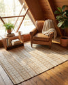 Sequoia Handwoven Jute Collection Area Rug - Charleston Rectangle Ivory  lifestyle 11