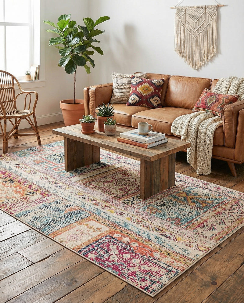 Sierra Collection Area Rug -  Tahoe Rectangle Multi  lifestyle 13