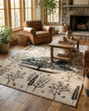 Coastal Haven Collection Area Rug -  Coastline Rectangle Beige  lifestyle 21