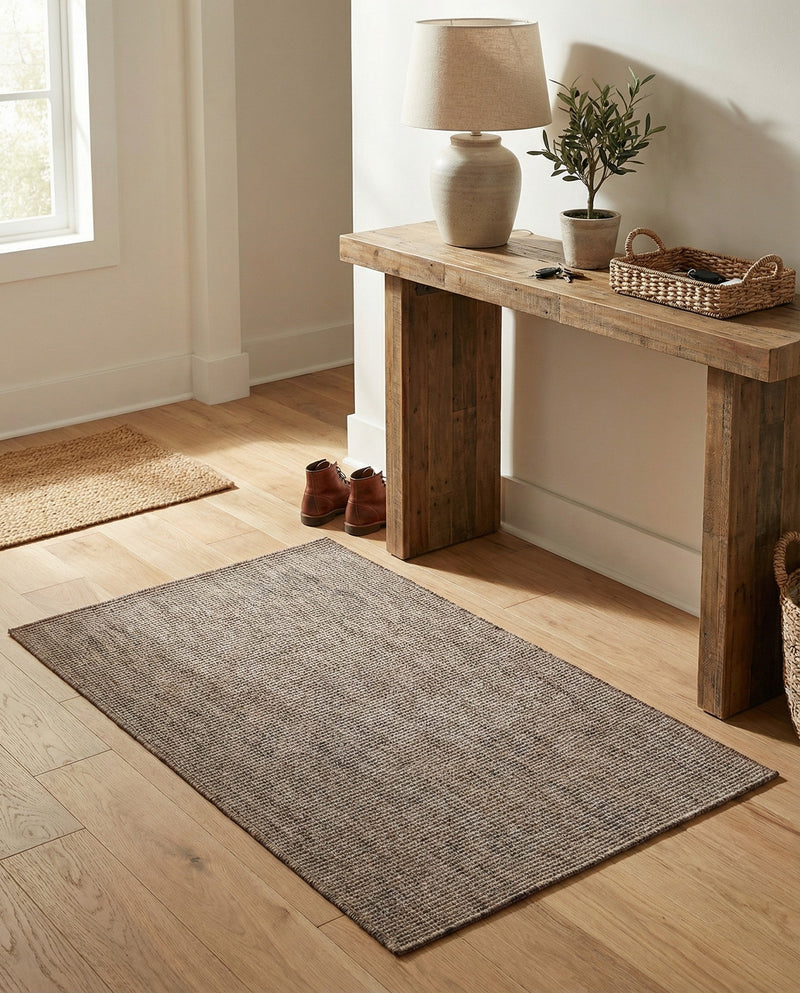 Seaside Serenity Collection Area Rug - Veranda (Light Brown) Rectangle Light Brown  lifestyle 37