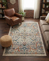 Seville Stripes Collection Area Rug -  Malaga (Ivory) Rectangle Ivory  lifestyle 21