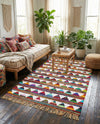 Tulum Trellis Collection Area Rug - Mysore Rectangle Multi  lifestyle 13