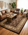 Jaipur Elegance Collection Area Rug -  Nahargarh (Brown) Rectangle Brown  lifestyle 8