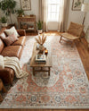 Parisian Elegance Collection Area Rug - Versailles (Rose Pink) Rectangle Rose Pink  lifestyle 17