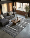 Cathedral Elegance Collection Area Rug - Chapel Rectangle Black  lifestyle 38