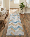 Dresden Elegance Collection Area Rug -  Bautzen Runner Blue  lifestyle 50