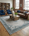 Geneva Terrace Collection Area Rug -  Yverdon Rectangle Gray  lifestyle 36