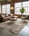Sanctuary Retreat Collection Area Rug -  Asylum Rectangle Chocolate Brown  lifestyle 41