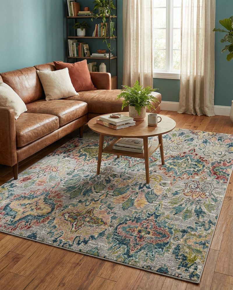 Savannah Elegance Collection Area Rug -  Forsyth Rectangle Multi  lifestyle 24