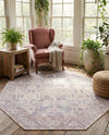 Heritage Elegance Collection Area Rug -  Charlottenburg Octagon Gray  lifestyle 53