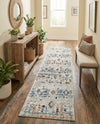 Tangier Treasures Collection Area Rug - Casablanca Runner Light Blue  lifestyle 57