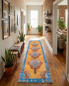 Heritage Elegance Collection Area Rug -  Winterthur (Orange) Runner Orange  lifestyle 67