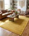 Soho Elegance Collection Area Rug - Chelsea (Gold) Rectangle Gold  lifestyle 5