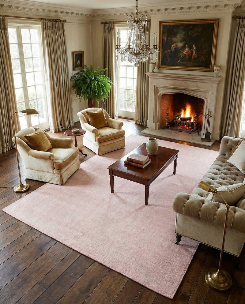 Berkshire Estate Collection Area Rug - Windsor (English Rose) Rectangle English Rose  lifestyle 20