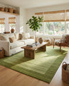 Studio Haven Collection Area Rug -  Conservatory (Light Green) Rectangle Light Green  lifestyle 10