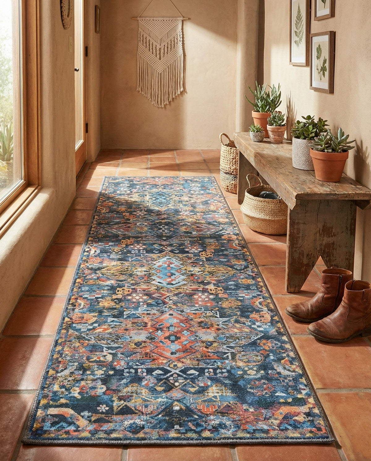 Heritage Elegance Collection Area Rug -  Potala Runner Multi  lifestyle 84