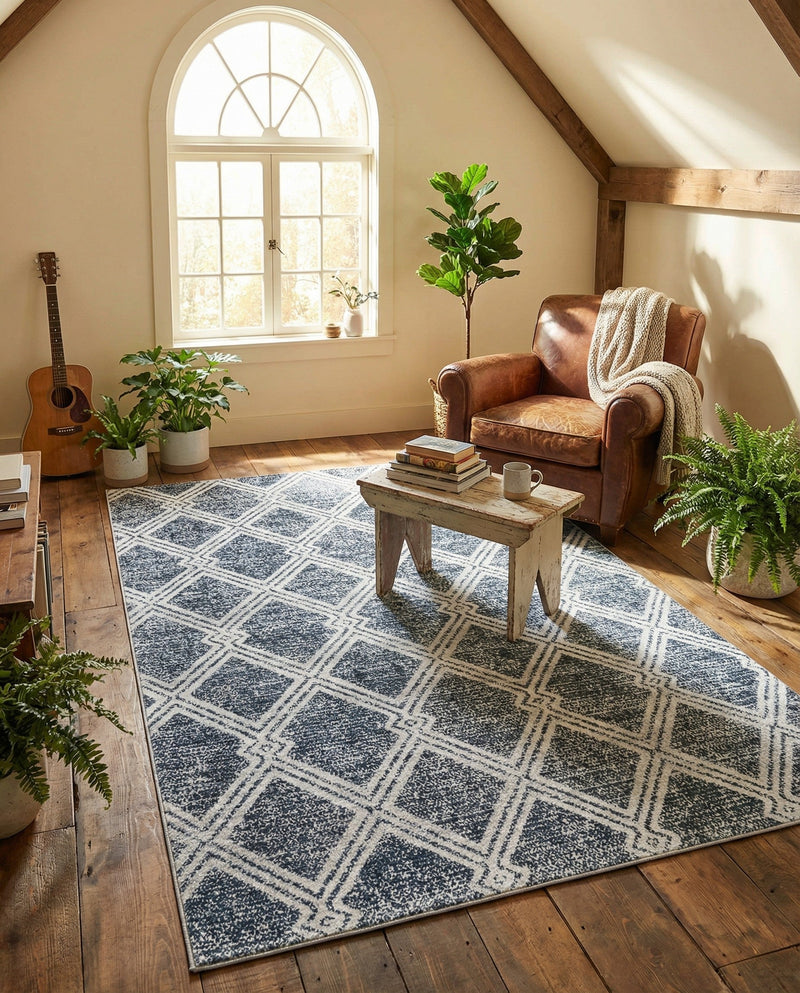 Aegean Elegance Washables Collection Area Rug -  Tinos Rectangle Ivory  lifestyle 67