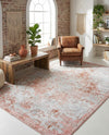 Aegean Elegance Washables Collection Area Rug -  Serifos Rectangle Rose Pink  lifestyle 40