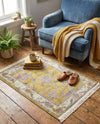 Arcadia Rugs Collection Area Rug - Eden (Green) Rectangle Green  lifestyle 15