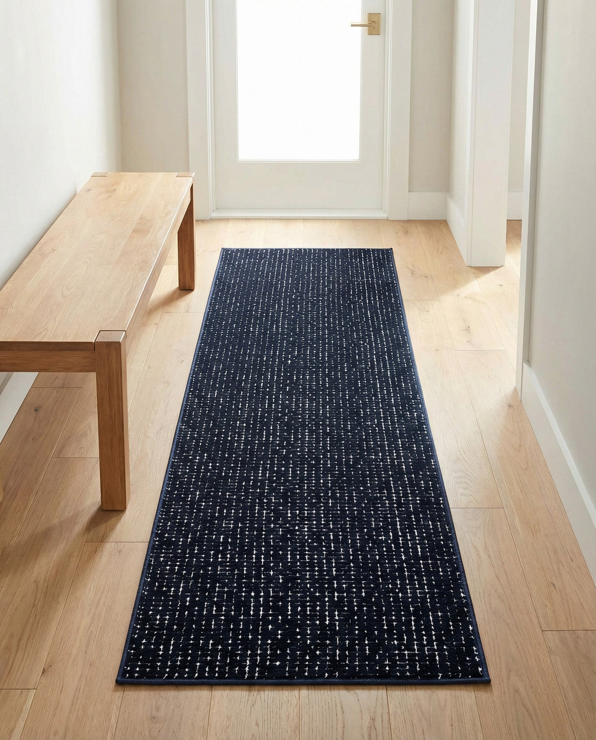 Aravalli Collection Area Rug -  Jaisalmer Runner Midnight Blue  lifestyle 197