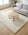 Plush Oasis Collection Area Rug - Serenity (Pure Ivory) Square Pure Ivory  lifestyle 80