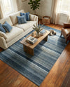 Jewel Oasis Collection Area Rug - Sapphire (Blue) Rectangle Blue  lifestyle 12