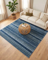 Jewel Oasis Collection Area Rug - Sapphire (Blue) Square Blue  lifestyle 76