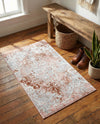 Aegean Elegance Washables Collection Area Rug -  Serifos Rectangle Rose Pink  lifestyle 28