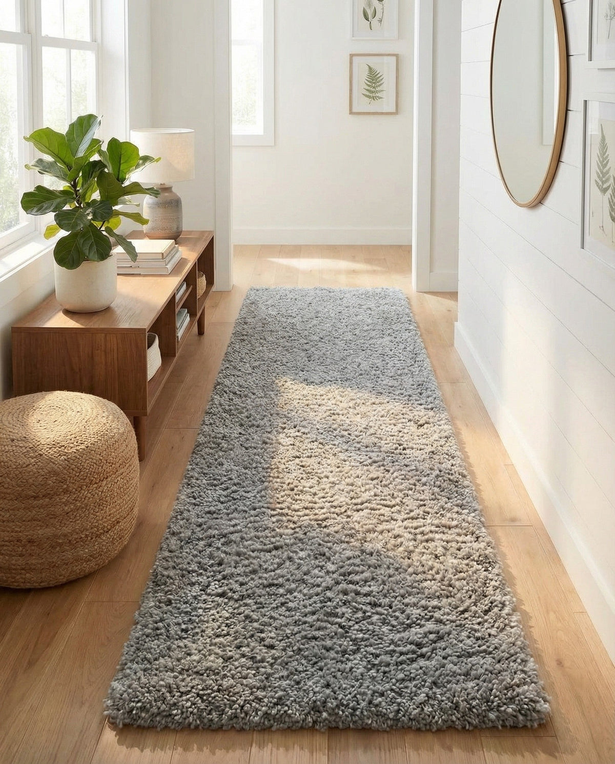 Alpine Plush Collection Area Rug -  Cortina (Sterling) Runner Sterling  lifestyle 90