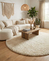 Majestic Manor Collection Area Rug - Versailles (Bone) Round Bone  lifestyle 64