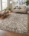 Riviera Elegance Collection Area Rug -  Eze Rectangle Brown  lifestyle 8