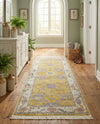 Arcadia Rugs Collection Area Rug - Eden (Green) Runner Green  lifestyle 70
